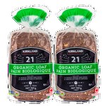 Organic 21 Whole Grains and Seeds Bread Loafs